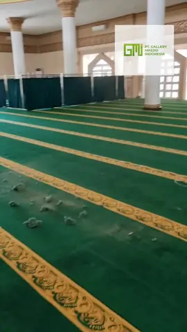 Penggunaan Hamra Makina HM61 pada karpet masjid