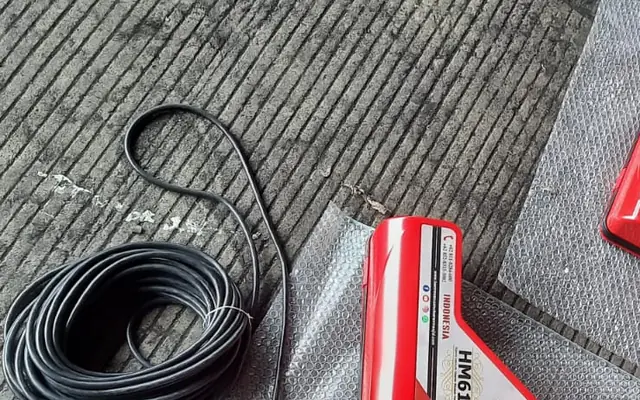 Unit Hamra Makina HM61 dengan kabel yang tergulung