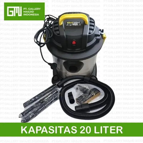 Vacuum cleaner kapasitas 20 liter beserta aksesori